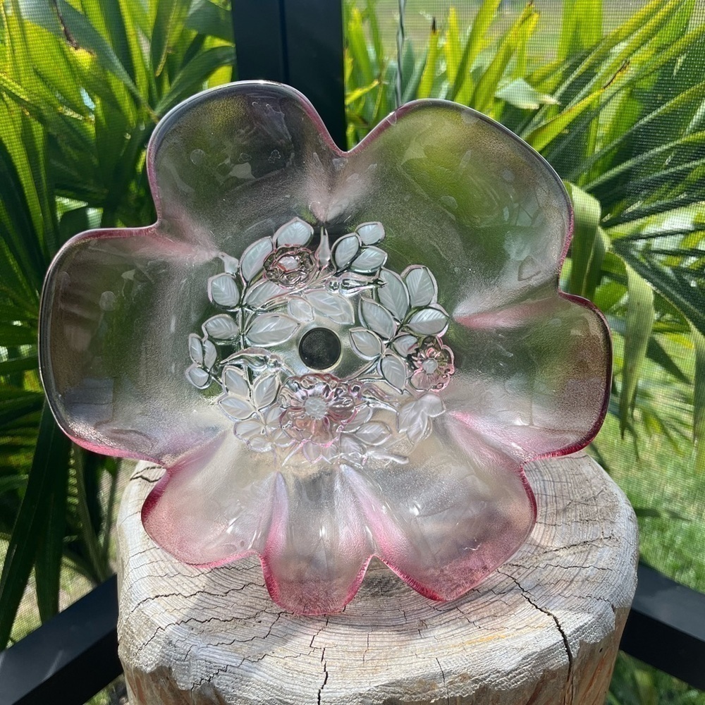 Mikasa Rosella Crystal BonBon Dish | Footed Ruffled Edge | Vintage 1987 Germany